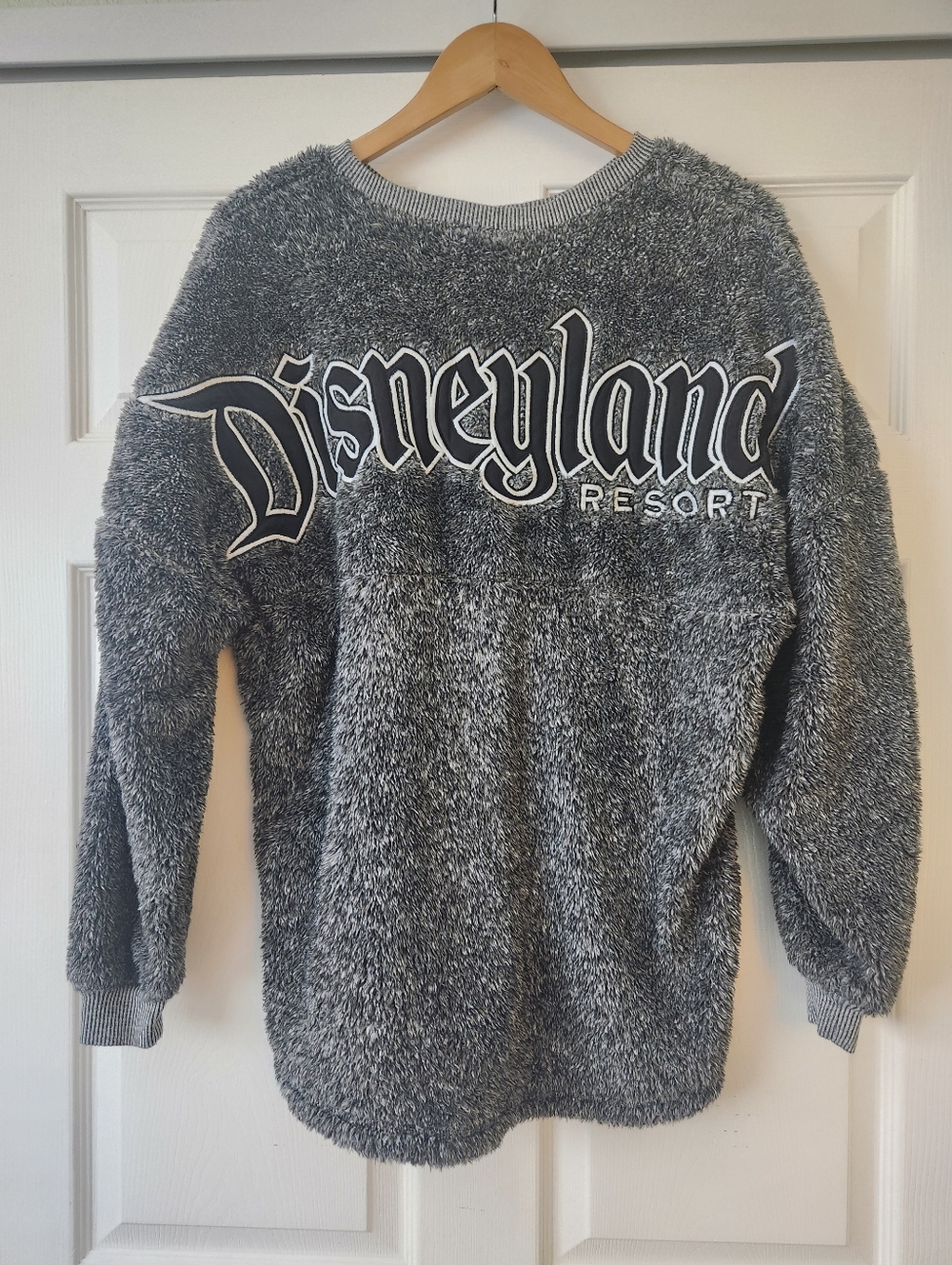 Disney Cozy Oversized Gray Fuzzy Sweater - Unisex Medium - Picture 4 of 7